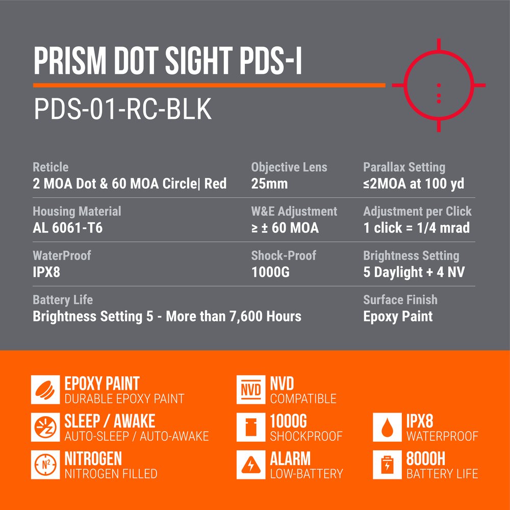 Novus Prism Dot Sight PDS1 – Novus Precision